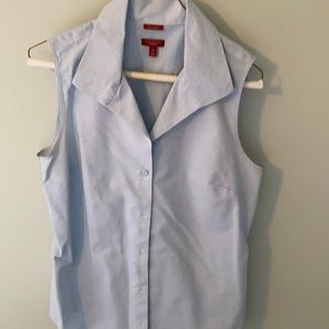 Talbots button down sleeveless shirt.